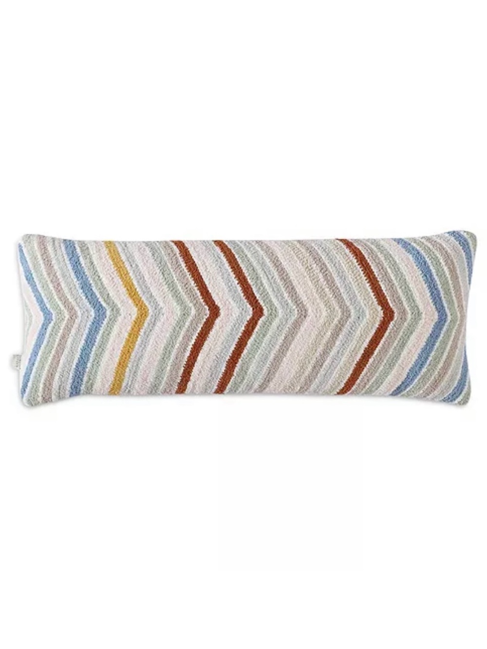 Sunday Citizen Snug Lumbar Pillow 14x36 Mineral Cusco Chevron Pattern EUC Rare